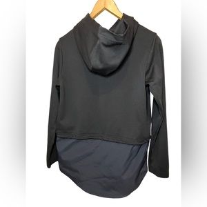 Athleta Gallery Hoodie Top XS Black EUC